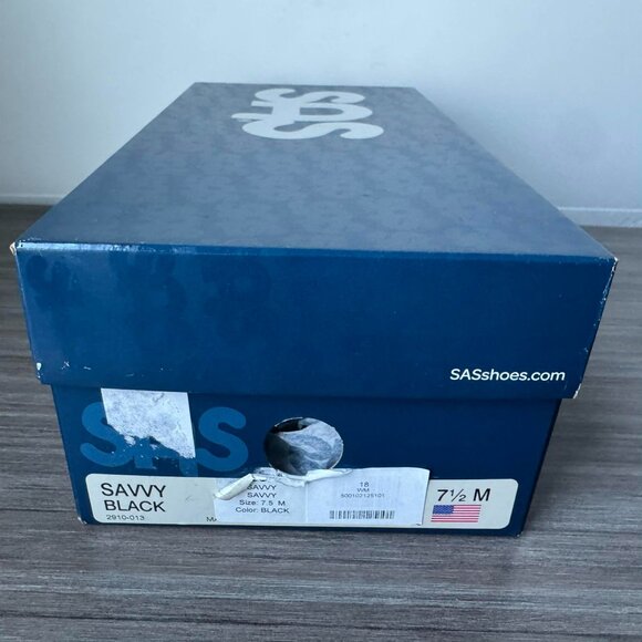 SAS Savvy Tripad Leather Loafers Shoes133 in Black - Picture 9 of 9